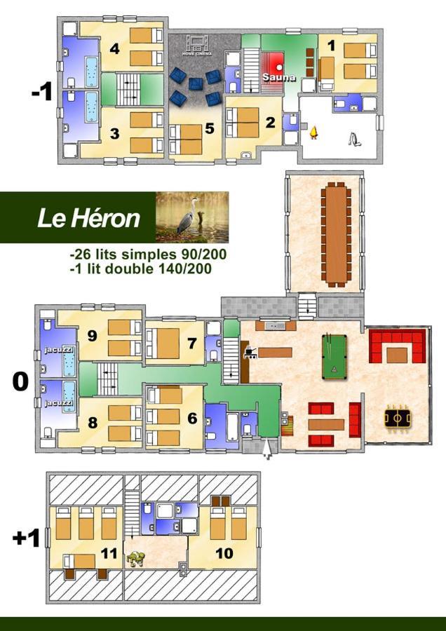 Le Heron 28Pers, Malmedy- Home Cinema, Balneo, Sauna, Jardin Zewnętrze zdjęcie